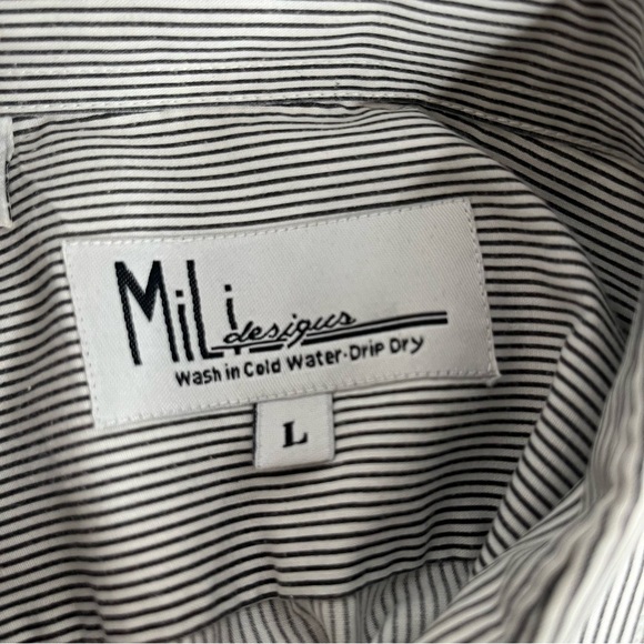 Vintage MiLi Colorful Applique Cat Mice Blouse Sequins Large Striped Long Sleeve - Picture 8 of 11